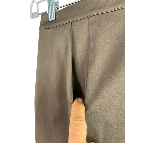 St. John Womens Taupe Trousers Dress Pants Size 10 NWT High Rise Short 6387 - Picture 13 of 13